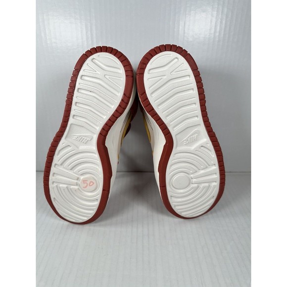 Nike Dunk High Up Rebel Cinnabar Red Yellow Ochre Lapis Womens Size 7 DH3718-600 - Picture 7 of 7